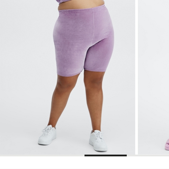 Fabletics velour bike shorts - Picture 3 of 4